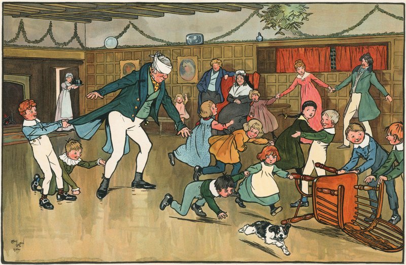 Diversão de Natal de Cecil Charles Windsor Aldin
