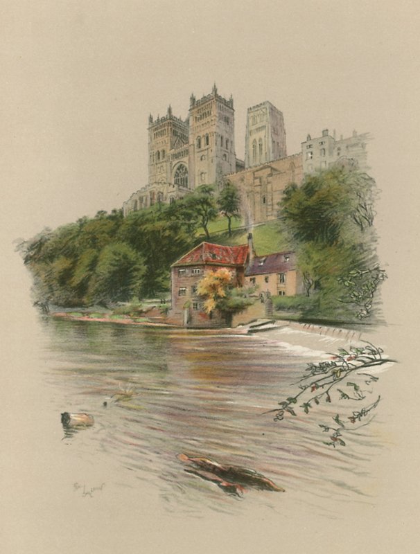 Catedral de Durham de Cecil Charles Windsor Aldin