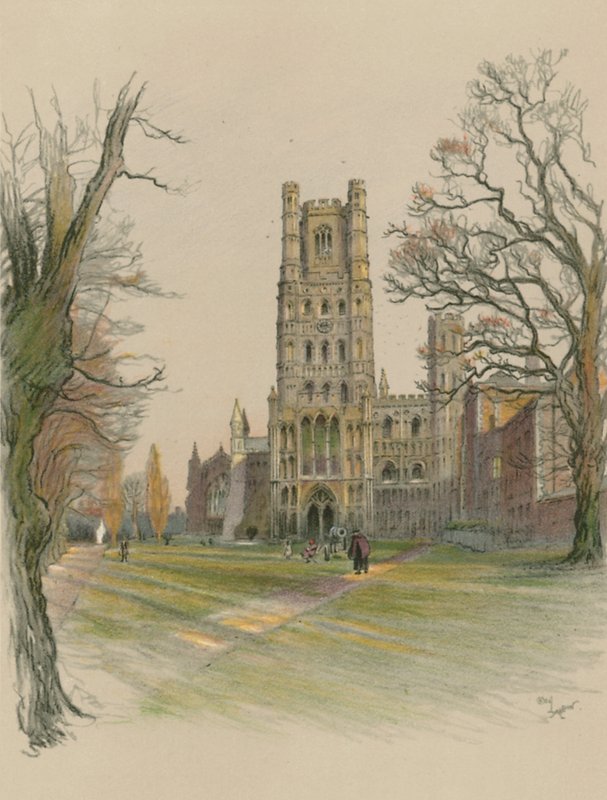 Catedral de Ely de Cecil Charles Windsor Aldin