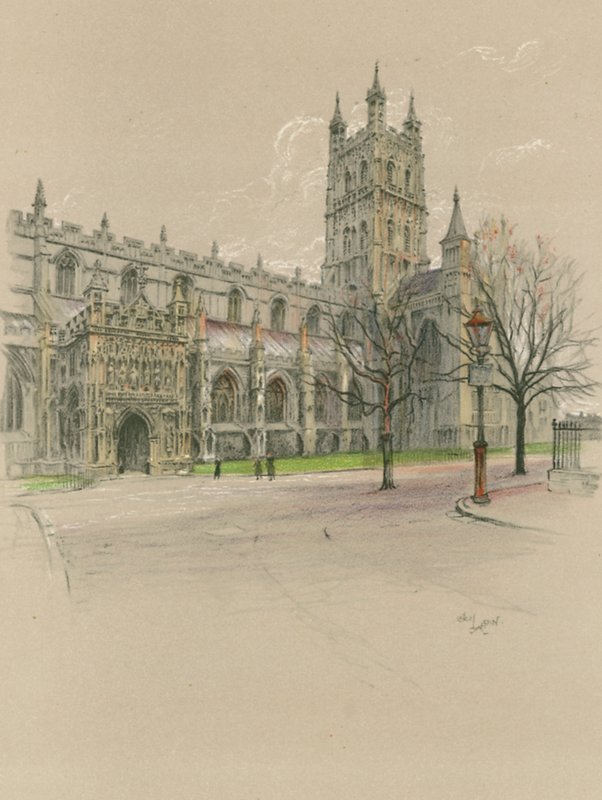 Catedral de Gloucester de Cecil Charles Windsor Aldin