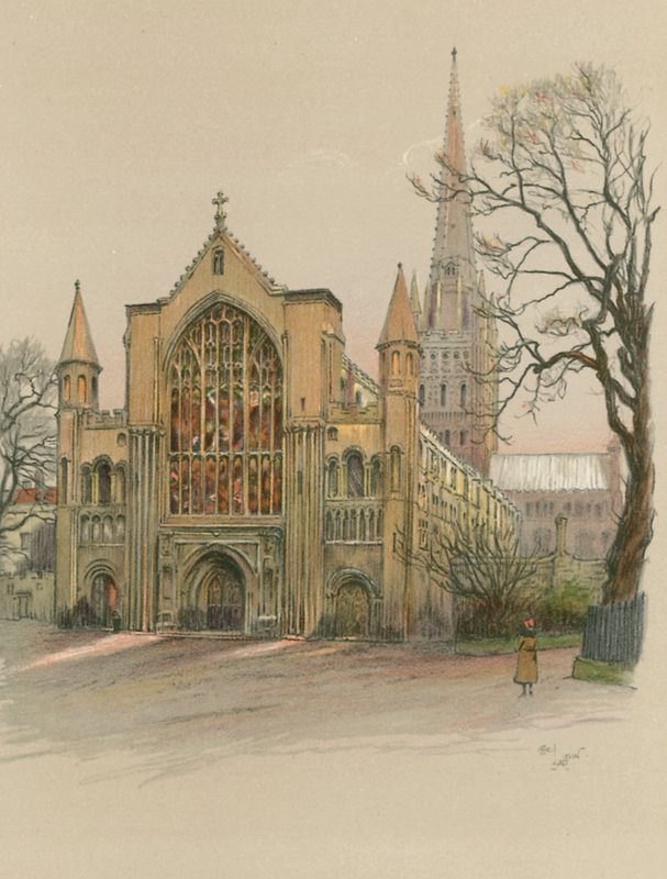 Catedral de Norwich de Cecil Charles Windsor Aldin