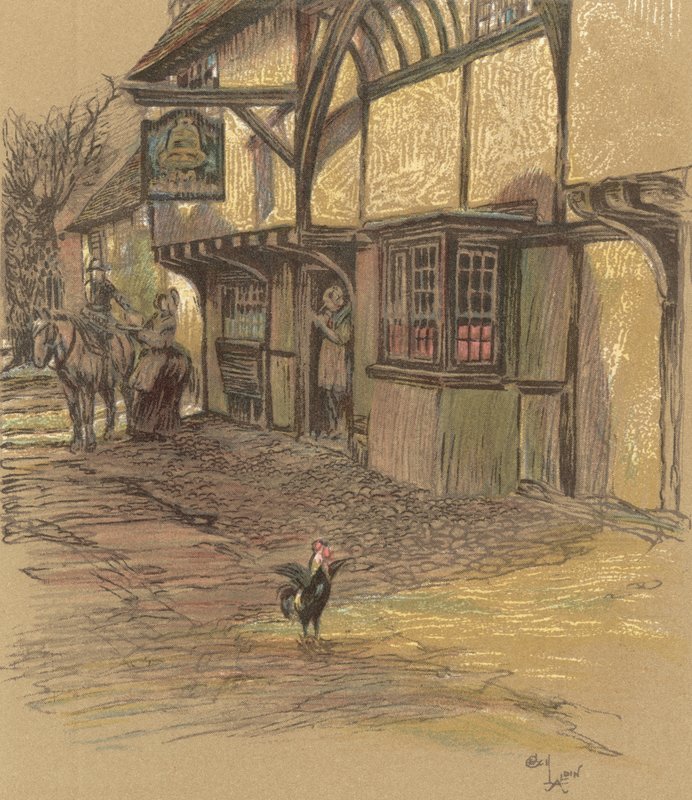 O Bell Inn, em Waltham, São Lourenço de Cecil Charles Windsor Aldin