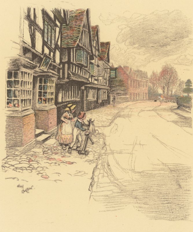 The Kings Head, Ombersley de Cecil Charles Windsor Aldin