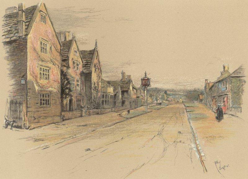 O Lygon Arms, Broadway de Cecil Charles Windsor Aldin