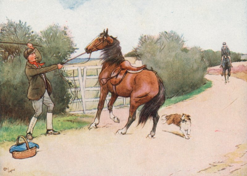 Então o menino saiu e deu-lhe uma surra dura de Cecil Charles Windsor Aldin