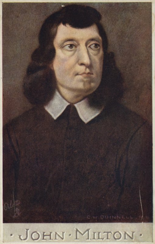 John Milton (1608-1674), poeta inglês de Cecil Watson Quinnell