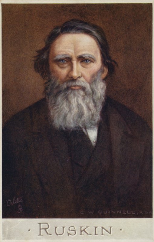 John Ruskin (1819-1900), escritor inglês, crítico de arte, artista e pensador social de Cecil Watson Quinnell