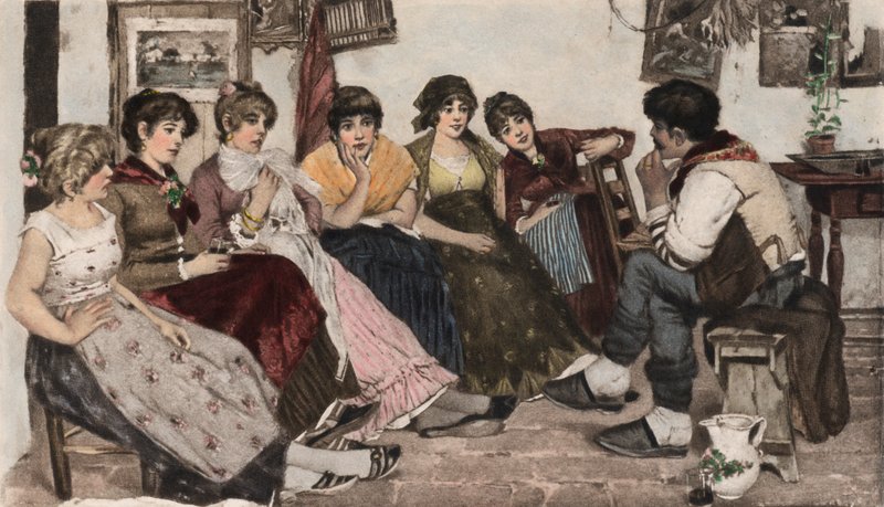 O Heptameron (fotogravura a cores) de Cesare Laurenti