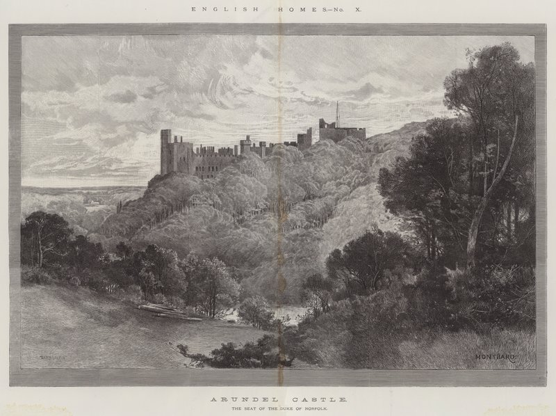 Castelo de Arundel de Charles Auguste Loye