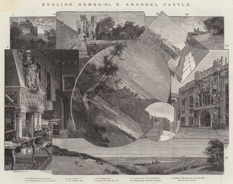Castelo de Arundel de Charles Auguste Loye