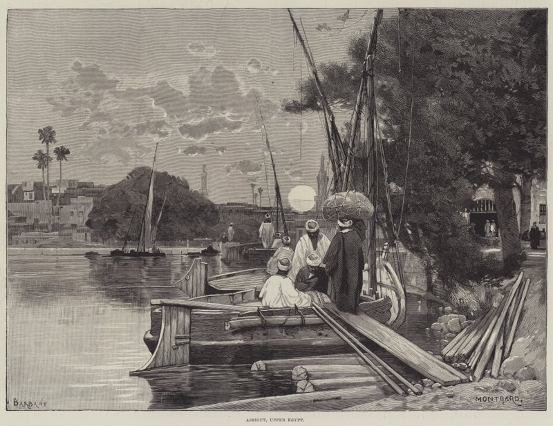 Assiout, Alto Egito de Charles Auguste Loye