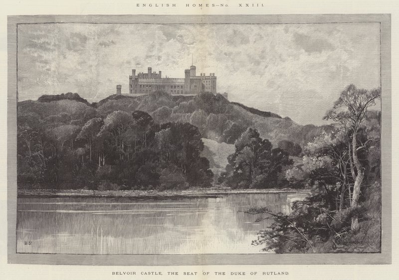 Belvoir Castle, a sede do duque de Rutland de Charles Auguste Loye