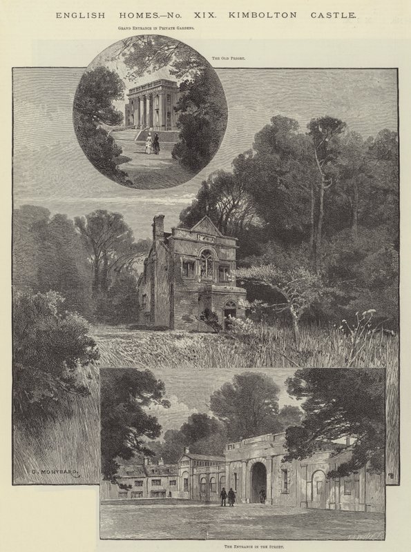 Castelo de Kimbolton de Charles Auguste Loye