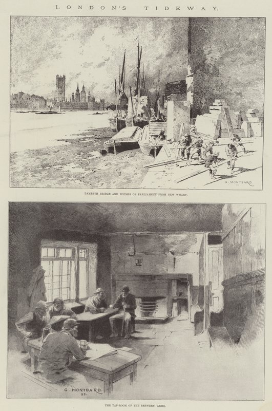 Tideway de Londres de Charles Auguste Loye