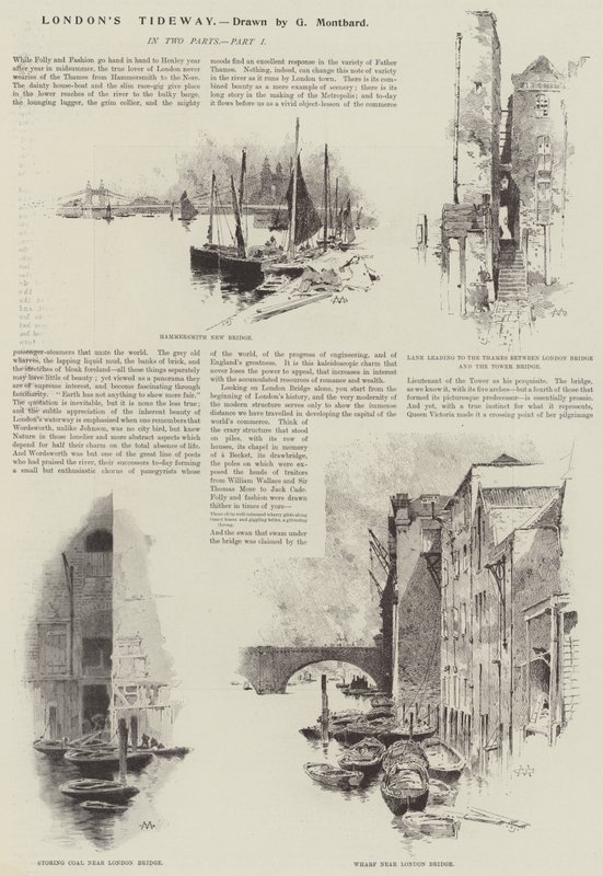 Tideway de Londres de Charles Auguste Loye