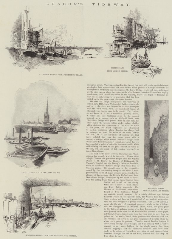 Tideway de Londres de Charles Auguste Loye