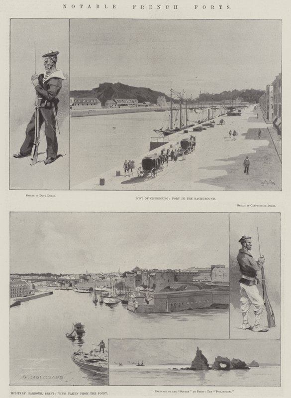 Fortes franceses notáveis de Charles Auguste Loye