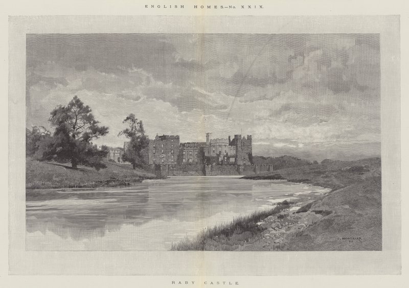 Castelo de Raby de Charles Auguste Loye