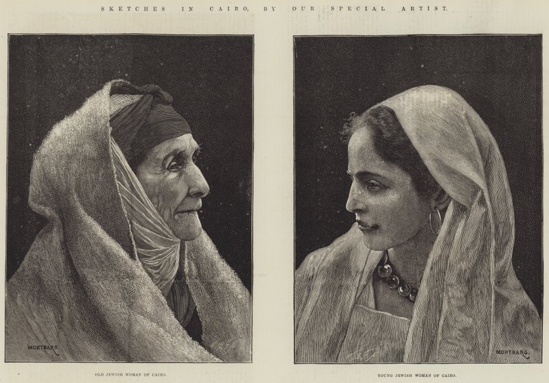 Esboços no Cairo de Charles Auguste Loye