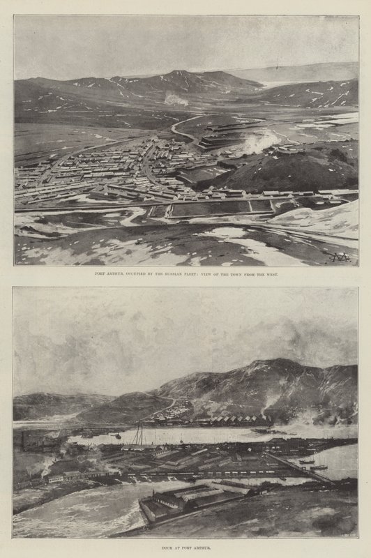 Esboços de Port Arthur de Charles Auguste Loye