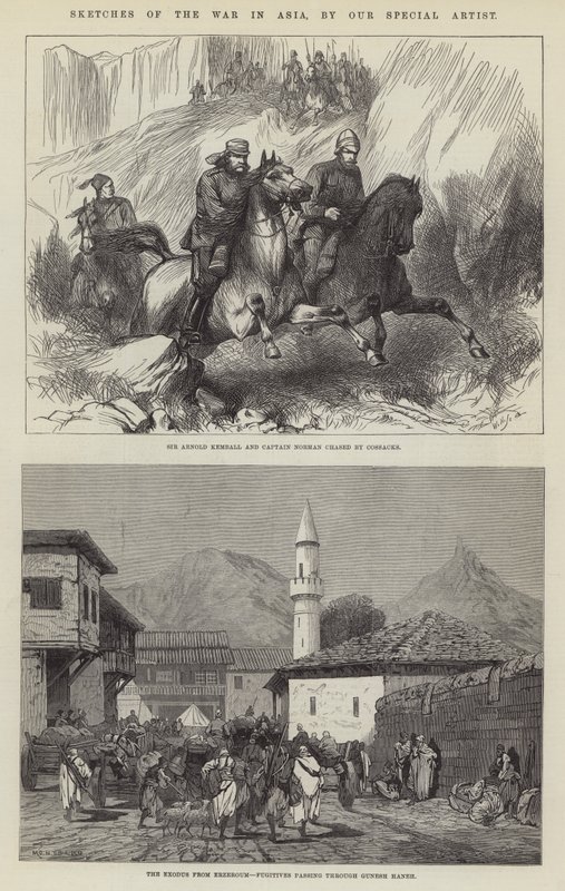 Esboços da Guerra na Ásia de Charles Auguste Loye