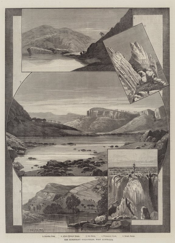 O Kimberley Gold-Fields, Austrália Ocidental de Charles Auguste Loye