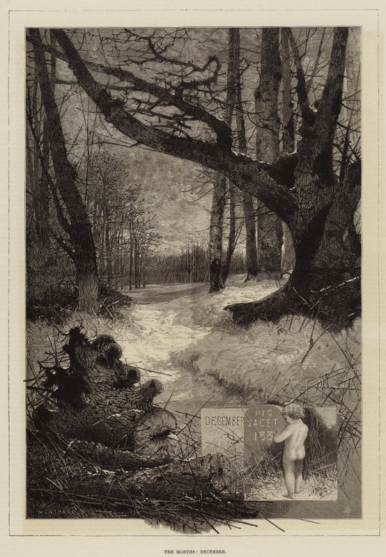 Os meses, dezembro de Charles Auguste Loye