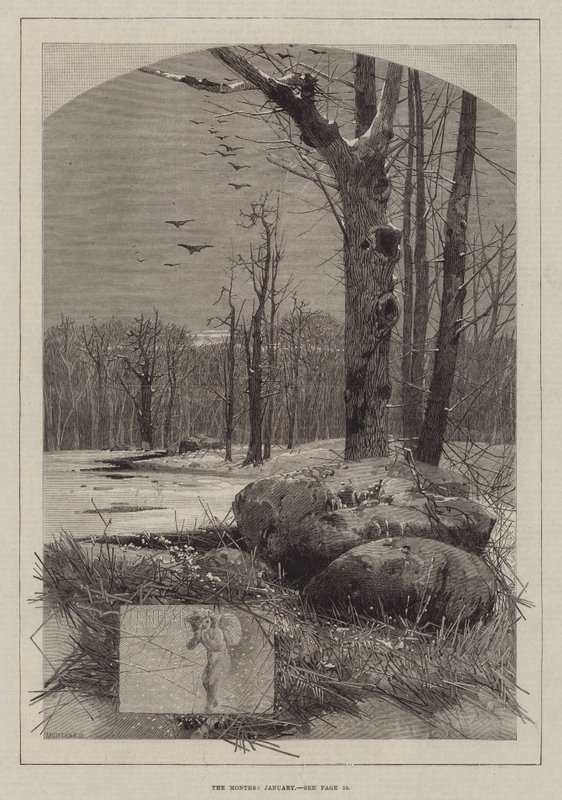 Os meses de janeiro de Charles Auguste Loye