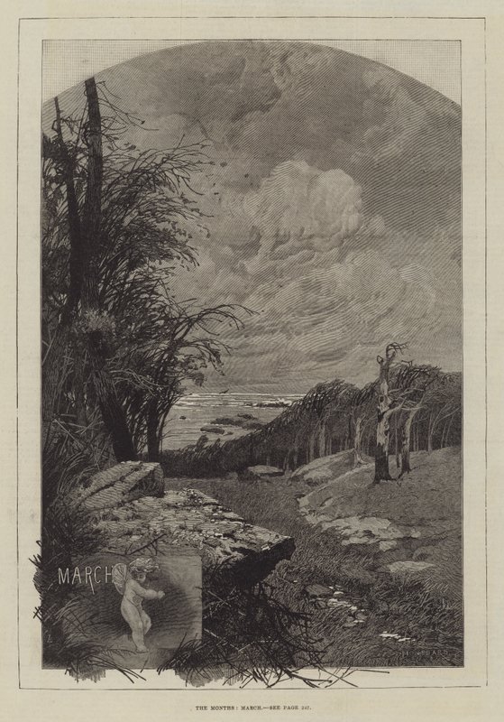 Os meses de março de Charles Auguste Loye