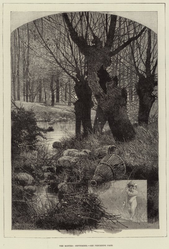 Os meses de setembro de Charles Auguste Loye