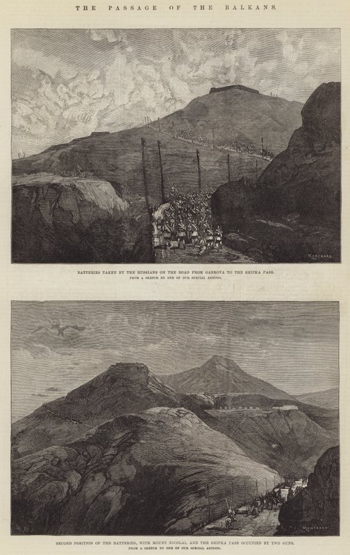 A passagem dos Bálcãs de Charles Auguste Loye