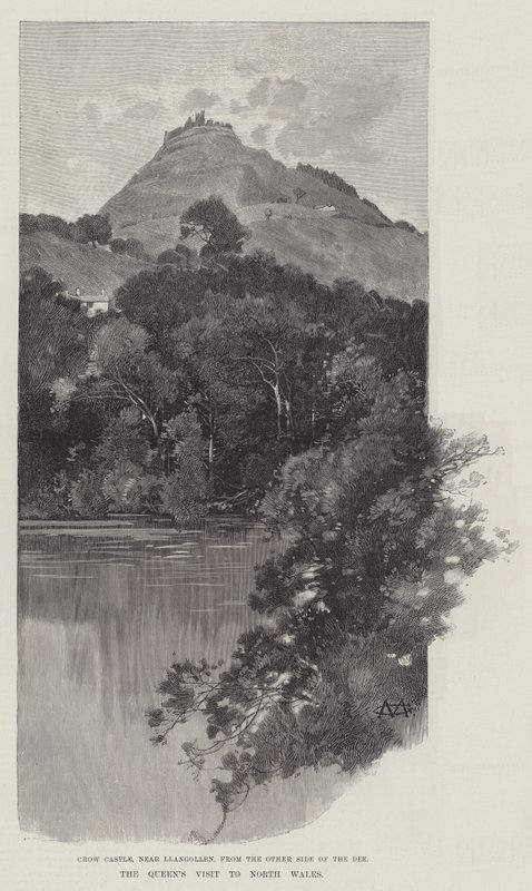 A visita da rainha ao norte do País de Gales de Charles Auguste Loye