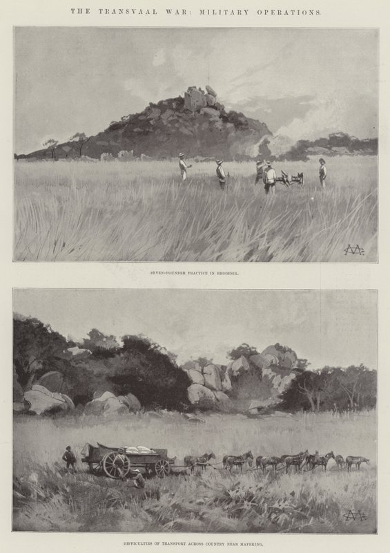 A Guerra do Transvaal, Operações Militares de Charles Auguste Loye