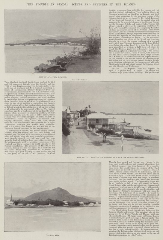 O problema em Samoa, cenas e esboços nas ilhas de Charles Auguste Loye