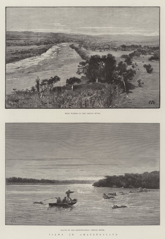 Vistas em Amatongaland de Charles Auguste Loye
