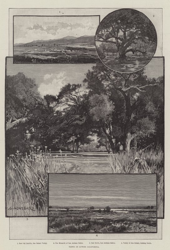 Vistas na Baixa Califórnia de Charles Auguste Loye