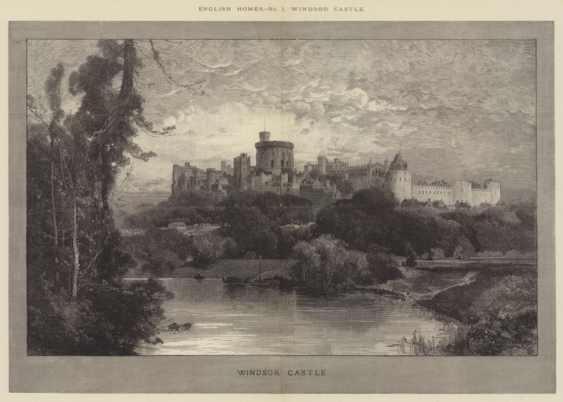 Castelo de Windsor de Charles Auguste Loye