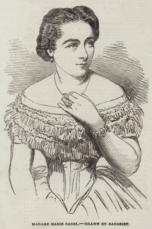 Mrs Marie Cabel de Charles Baugniet