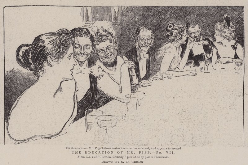 A educação do senhor deputado Pipp, no VII de Charles Dana Gibson