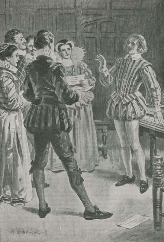 William Byrd ouve seu madrigal de Charles Edmund Brock