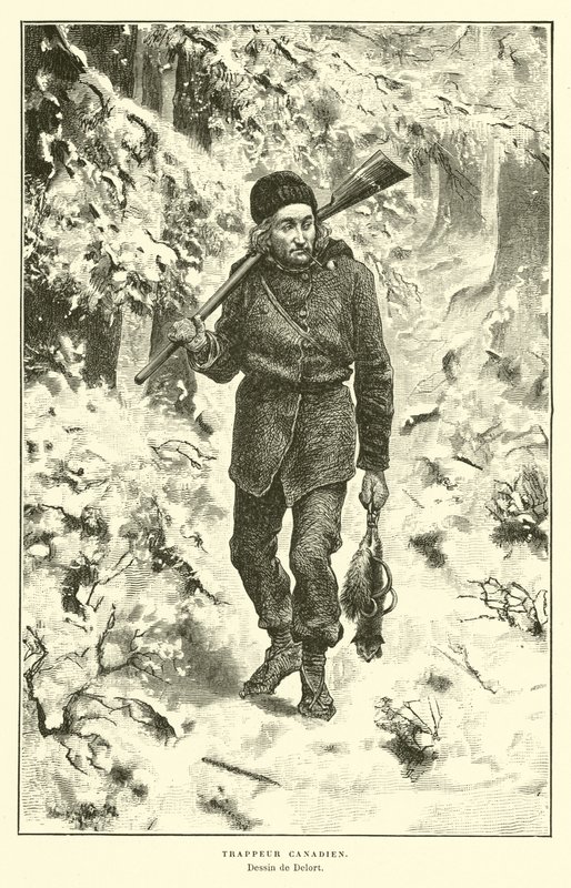 Caçador canadense de Charles Edouard Delort