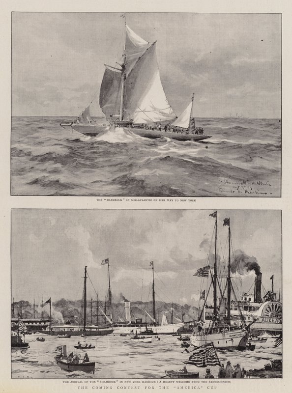 O próximo concurso para a America Cup de Charles Edward Dixon