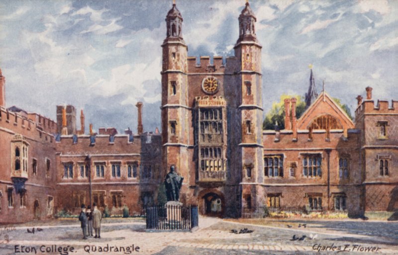 Faculdade de Eton, quadrilátero de Charles Edwin Flower