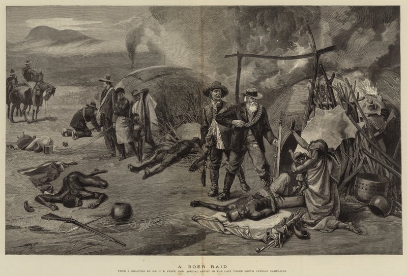 Um Boer Raid de Charles Edwin Fripp