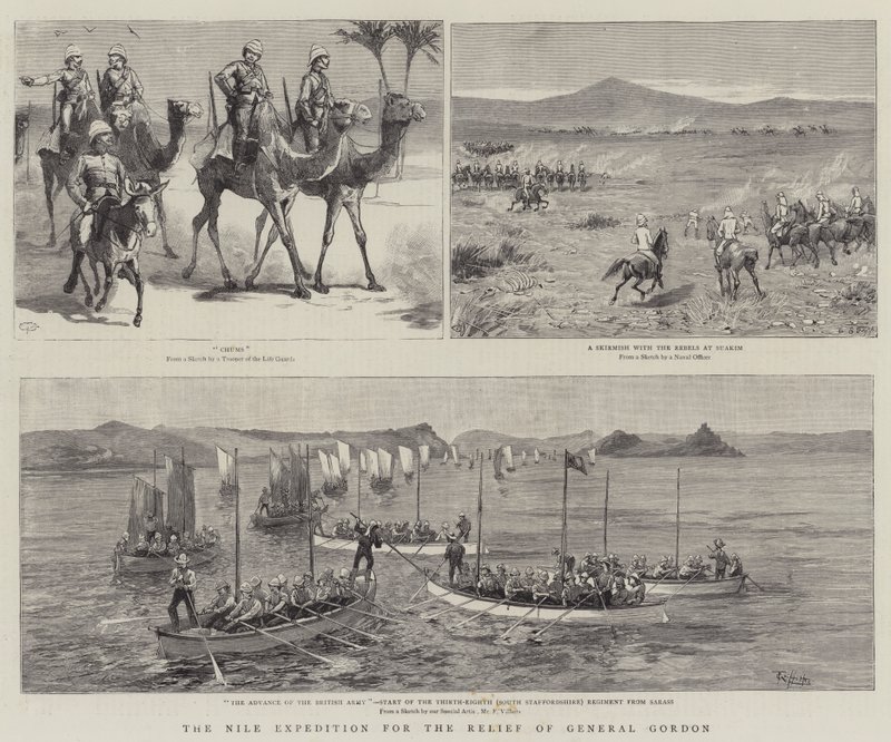 A Expedição do Nilo para o Socorro do General Gordon de Charles Edwin Fripp