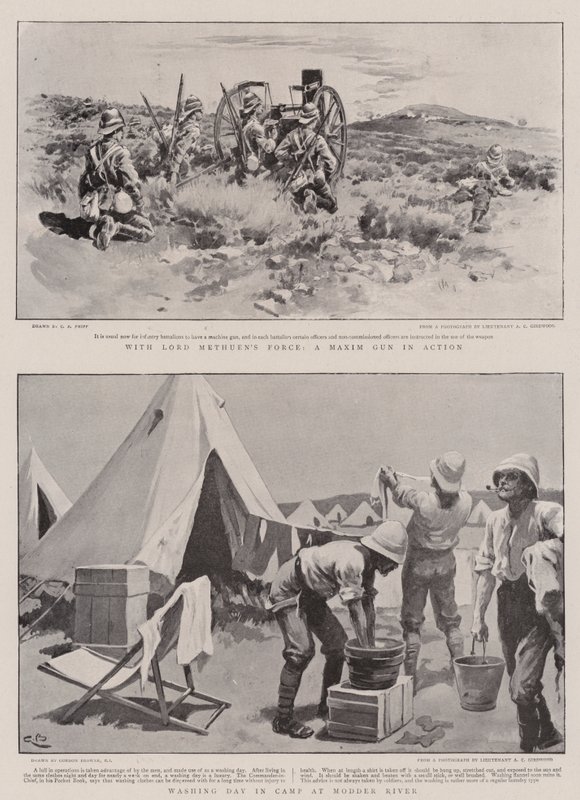 A guerra na África do Sul de Charles Edwin Fripp