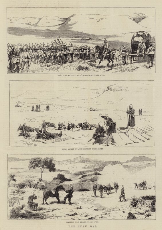 A guerra zulu de Charles Edwin Fripp