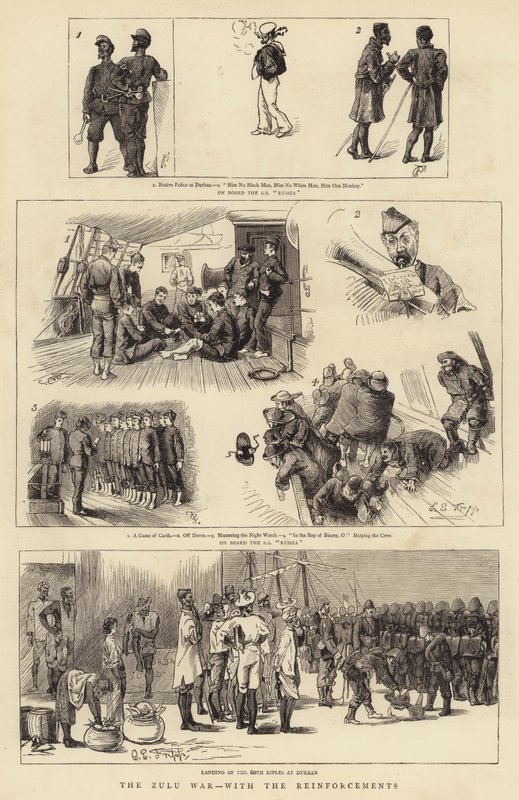 A Guerra Zulu, com os reforços de Charles Edwin Fripp