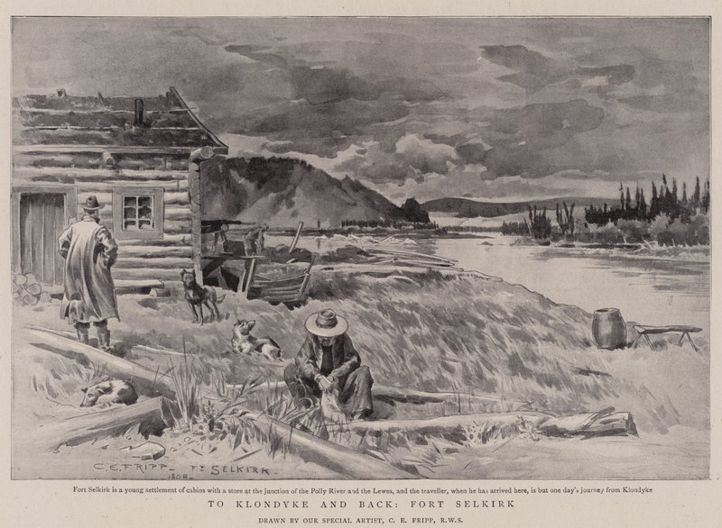 Para Klondyke e Back, Fort Selkirk de Charles Edwin Fripp