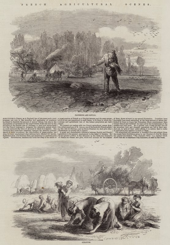 Cenas Agrícolas Francesas de Charles Emile Jacque